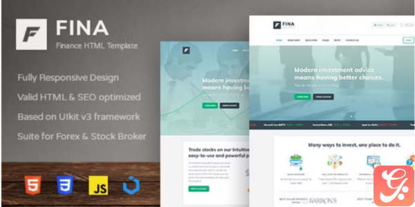 Fina Finance and Business HTML Template