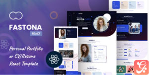 Fastone - Portfolio & CV Resume React Template