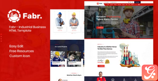 Fabr Industrial Business HTML Template