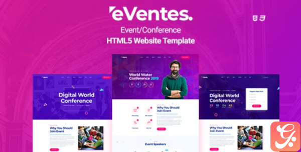 Eventes Conference and Event HTML Template
