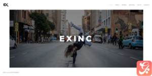 Exinc - Creative Personal Portfolio Template