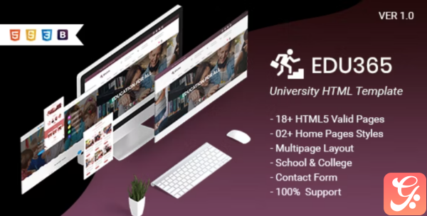 Edu365 University HTML Template