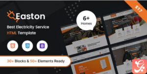 Easton - Electricity Services HTML Template