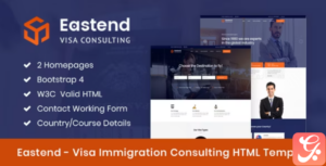 Eastend - Immigration Visa HTML Template