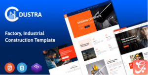 Dustra- Factory & Industry Template