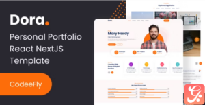 Dora - Personal Portfolio React NextJS Template
