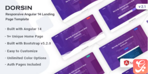 Dorsin Angular - Angular Landing Page Template