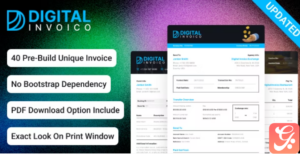 Digital Invoico - Invoice HTML Template for Ready
