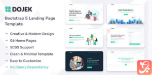 Dojek - Landing Page Template