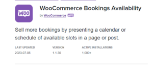 WooCommerce Bookings Availability 1.3.2