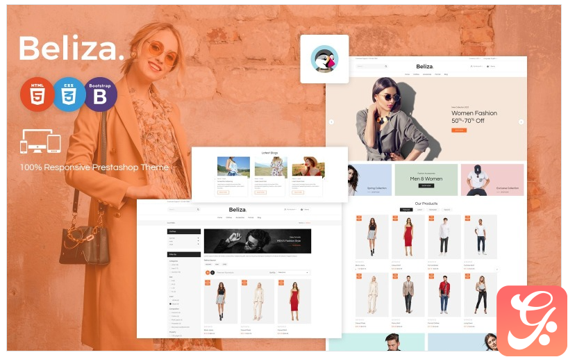 Beliza - Fashion PrestaShop Template