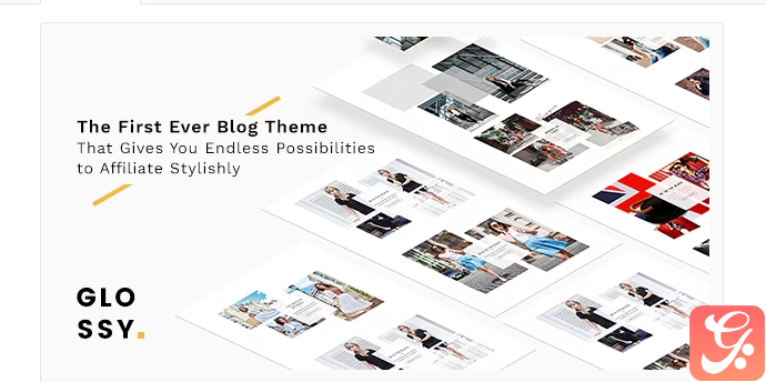Glossy - Fashion Blog Theme for Stylish Affiliation 2.6