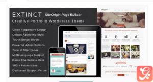 Extinct - Retro Vintage Portfolio WordPress Theme 5.6