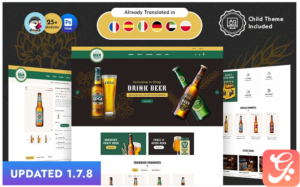 Craft Beer PrestaShop Theme for Online Brewery Store