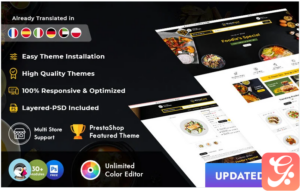 Bistro Food Delicious & Tasty PrestaShop Theme