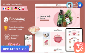 Blooming - PrestaShop Theme for Online Cosmetic Store