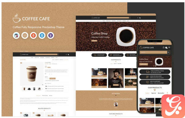 Coffee Cafe - PrestaShop Theme