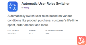 Automatic User Roles Switcher for WooCommerce 1.3.0