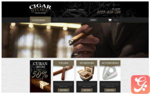 Cigar Smoking Diversion PrestaShop Theme