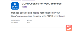 GDPR Cookies for WooCommerce 1.3.1