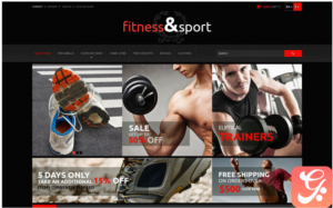 Exercise Fitness Gear PrestaShop Theme