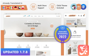 Earthen - Pottery and Ceramics Handmade PrestaShop Theme