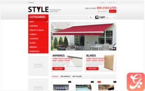 ecommerce style curtains blinds wood venetian window-blind shutters roller shopping cart store shop servicescurtais blinds PrestaShop Theme