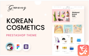 Gwang - Korean Cosmetics Ecommerce Templates PrestaShop Theme
