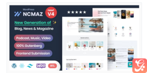 Ncmaz – Blog Magazine WordPress Theme 4.3.2
