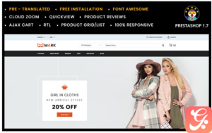 Mark Fashion and Shoes Store PrestaShop Theme