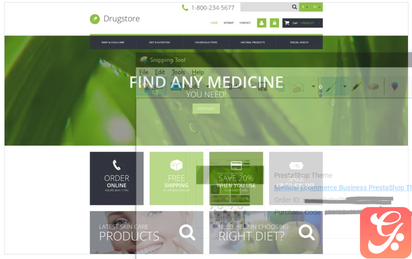 Medical Ecommerce Business PrestaShop Theme