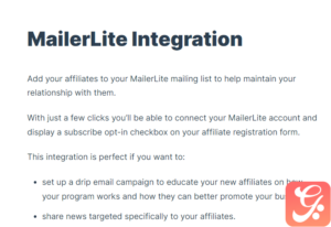 SliceWP – MailerLite Integration Add-On 1.0.0