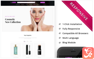 Lion Cosmetic - Beauty Store PrestaShop Theme