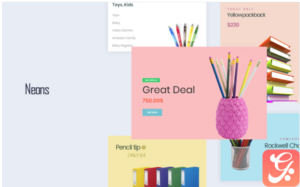 Leo Neons - Stationery Store PrestaShop Theme