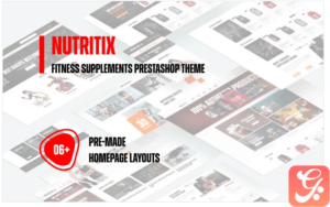 Leo Nutritix - Fitness Supplements Prestashop Theme