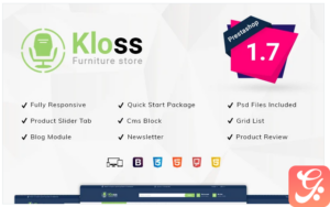 Kloss Furniture PrestaShop Theme