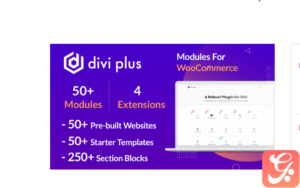 Divi Plus – The Ultimate Module Pack WordPress Plugin with original license key Activation for lifetime
