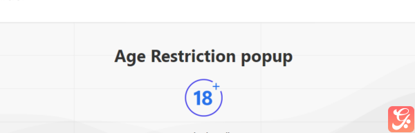 Popup Builder %E2%80%93 Age Restriction