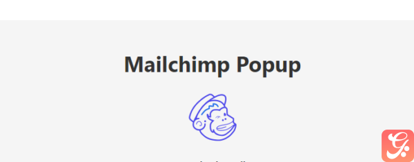 Popup Builder %E2%80%93 Mailchimp 1