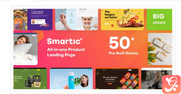 Smartic E28093 Product Landing Page WooCommerce Theme