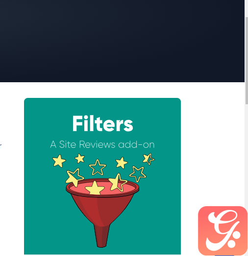 Site Reviews Review Filters