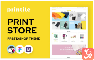 Printile - Print Shop Ecommerce Template PrestaShop Theme