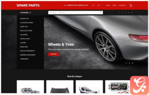 Motor Spare Parts Online Store PrestaShop Theme