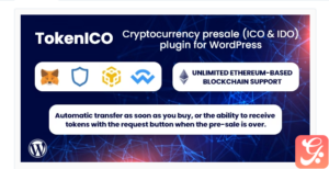 TokenICO - Cryptocurrency presale (ICO & IDO) 1.0
