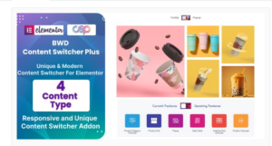 BWD Content Switcher Plus Addon For Elementor 1.0