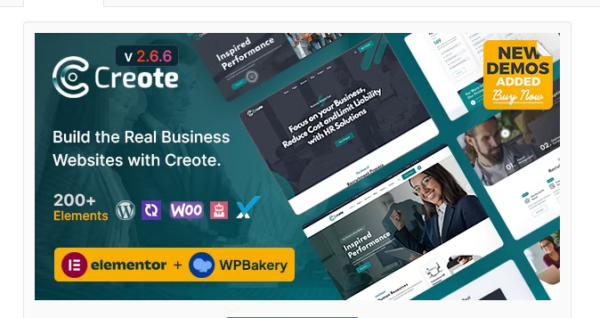 Creote E28093 Consulting Business WordPress Theme