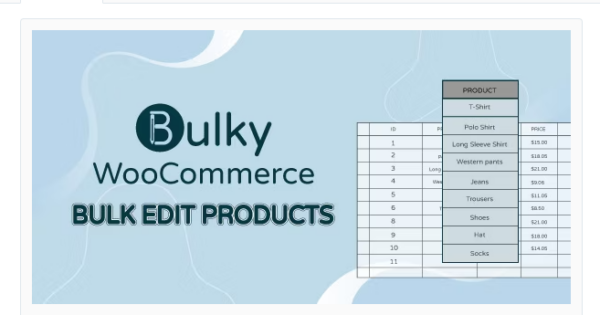 Bulky E28093 WooCommerce Bulk Edit Products Orders Coupons