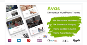 Avas – Multi-Purpose Elementor Theme 6.5.3