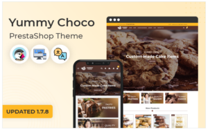 Yummy Choco - Cake & Bakery Store Prestashop Theme