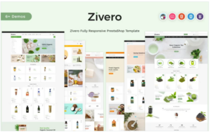 Zivero - Organic & Beauty PrestaShop Template